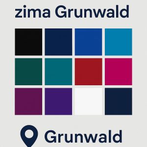 Analiza kolorystyczna zima Grunwald