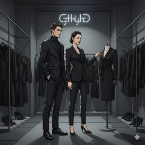 Czarna stylizacja męska Jeżyce