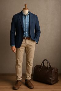 Stylizacja casualowa męska Grunwald